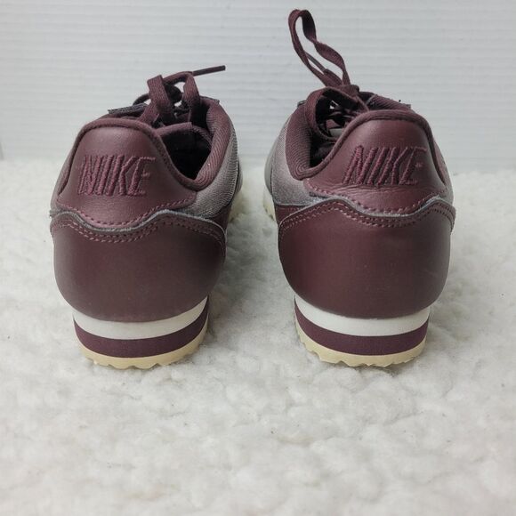 Nike Classic Cortez Womens Sneaker Size 8.5 Premium Mahogany Brown Casual Shoes - Picture 4 of 10